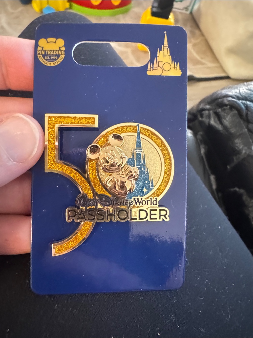 Disney Walt Disney World 50th anniversary pin passholder edition NWT